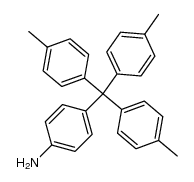 4-[tris(4-methylphenyl)methyl]benzenamine Structure