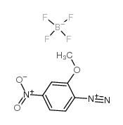 2-METHOXY-4-NITROBENZENEDIAZONIUM TETRAFLUOROBORATE Structure
