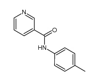 N-(4-methylphenyl)-3-pyridinecarboxamide结构式