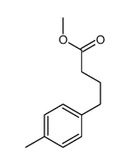 p-Methylbenzenebutyric acid methyl ester structure