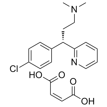 DexChlorpheniramine Maleate Structure