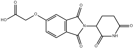 Thalidomide-5-O-CH2-COOH结构式