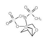 D-Glucitol,1,4:3,6-dianhydro-, dimethanesulfonate (9CI)结构式