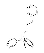 triphenyl(4-phenylbutyl)stannane Structure