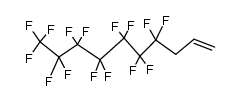 1H,1H,2H,3H,3H-pentadecafluoro-dec-1-ene结构式