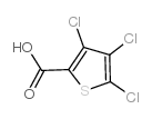 3,4,5-三氯噻吩-2-羧酸结构式