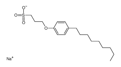 sodium 3-(4-nonylphenoxy)propanesulphonate结构式