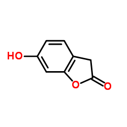 6-羟基苯并呋喃-2(3H)-酮结构式