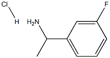 1-(3-氟苯基)乙烷-1-胺盐酸盐结构式