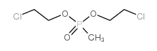 双(2-氯乙基)甲基膦酸酯结构式