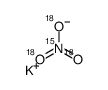 硝酸钾-15N,18O3结构式