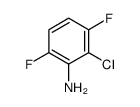 2-氯-3,6-二氟苯胺结构式