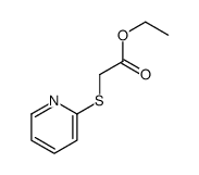 (吡啶-2-基硫基)-乙酸乙酯结构式