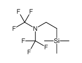 N,N-Bis(trifluoromethyl)-2-(trimethylsilyl)ethanamine structure