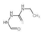 N-(ethylthiocarbamoylamino)formamide Structure