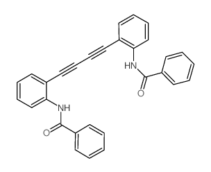 Benzanilide, 2',2'''-butadiynylenebis- (en) Structure