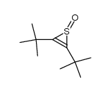 2,3-di-tert-butylthiirene 1-oxide Structure