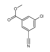 Methyl 3-chloro-5-cyanobenzoate Structure