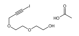 acetic acid,2-[2-(3-iodoprop-2-ynoxy)ethoxy]ethanol结构式