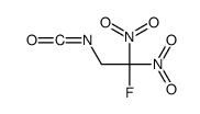 1-fluoro-2-isocyanato-1,1-dinitroethane Structure