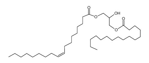 1-Palmitoyl-3-Oleoyl-rac-glycerol Structure