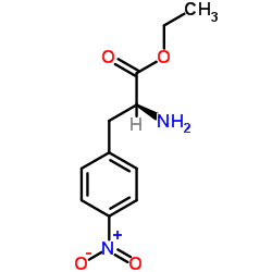 3-(4-硝基苯基)-L-丙氨酸结构式