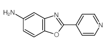 2-(吡啶-4-基)苯并[d]噁唑-5-胺结构式