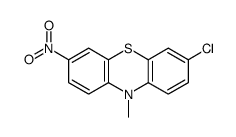 3-Chloro-10-methyl-7-nitro-10H-phenothiazine结构式