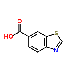 1,3-苯并噻唑-6-羧酸结构式