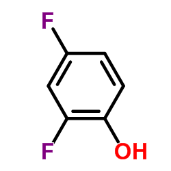 2,4-二氟苯酚结构式