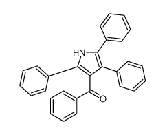 phenyl-(2,4,5-triphenyl-1H-pyrrol-3-yl)methanone结构式