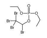 diethyl 1,2,2,2-tetrabromoethyl phosphate Structure
