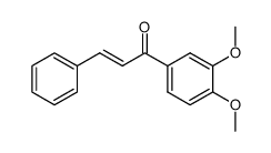 (E)-3-(2-bromophenyl)-1-(3,4-dimethoxyphenyl)prop-2-en-1-one结构式