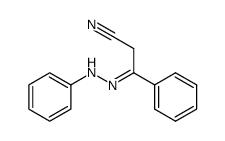 3-phenyl-3-phenylhydrazono-propionitrile结构式