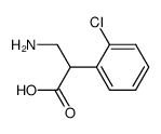 3-Amino-2-(2-chlor-phenyl)-propionsaeure Structure