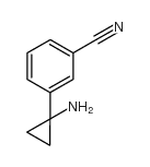 3-(1-氨基环丙基)-苯甲腈结构式
