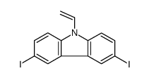 9-ethenyl-3,6-diiodocarbazole结构式