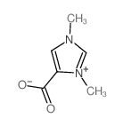 1H-Imidazolium,4-carboxy-1,3-dimethyl-,inner salt结构式
