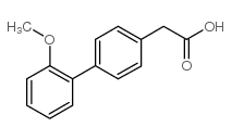 (2-甲氧基-联苯-4-基)-乙酸结构式