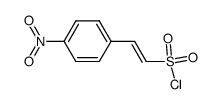 trans-2-(p-nitrophenyl)ethenesulfonyl chloride结构式