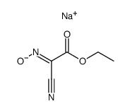 sodium salt of ethyl 2-hydroxyimino-2-cyano-acetate Structure