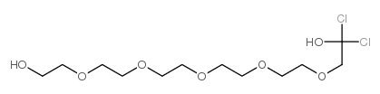 HEXAETHYLENE GLYCOL DICHLORIDE Structure