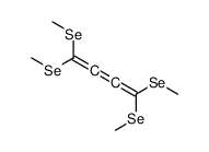 1,1,4,4-tetrakis(methylselanyl)buta-1,2,3-triene结构式