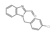1-(4-氯苄基)-1H-苯并咪唑-2-甲醛结构式
