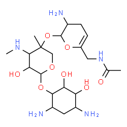 6'-N-acetylsisomicin结构式