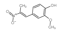 Phenol,2-methoxy-4-(2-nitro-1-propen-1-yl)-结构式