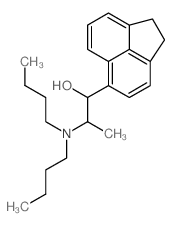 1-acenaphthen-5-yl-2-(dibutylamino)propan-1-ol结构式