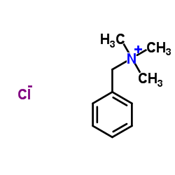 Benzyltrimethylammonium chloride structure
