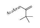 2-(diazomethyl)-3,3-dimethylbut-1-ene结构式