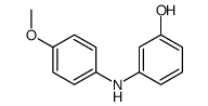 3-(4-methoxyanilino)phenol Structure